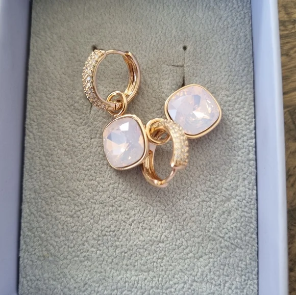 Earrings with Swarovski crystals - Picture 5 of 6